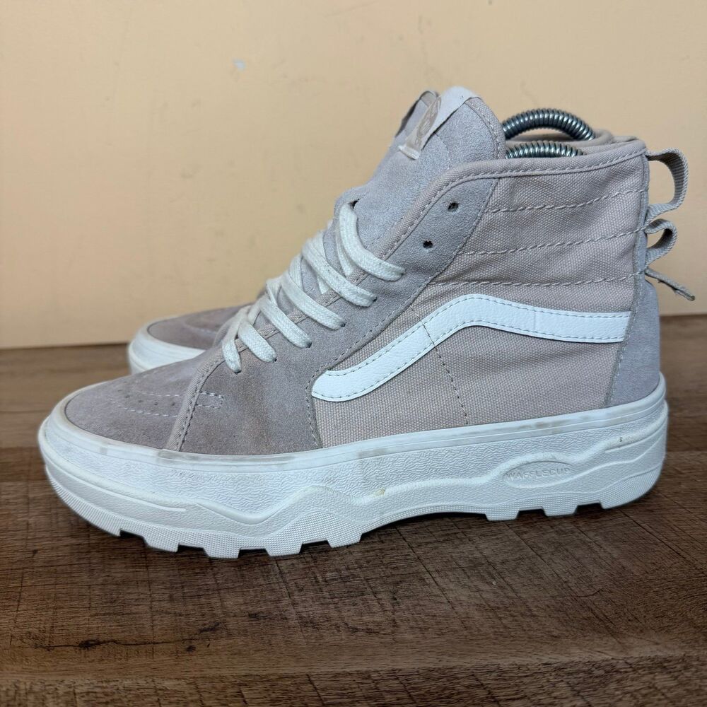 VANS Sk8-Hi Sentry WC Shoe French Oak Suede Canvas Women Sneakers size 7 shoes